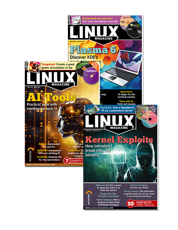 Linux Magazine Print with DVD Subscription (12 Issues)