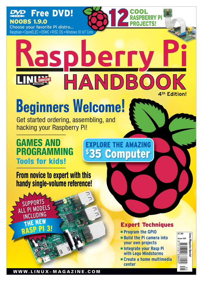 [DI90025] Raspberry Pi Handbook, Special Edition #25 - Digital Issue
