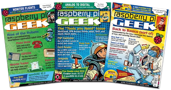 Raspberry Pi Geek 2014-2017 Archive